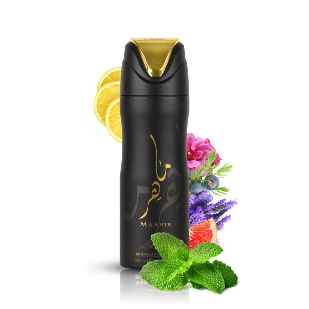 Spray & Déodorant Maahir Black Edition Lattafa 200ml