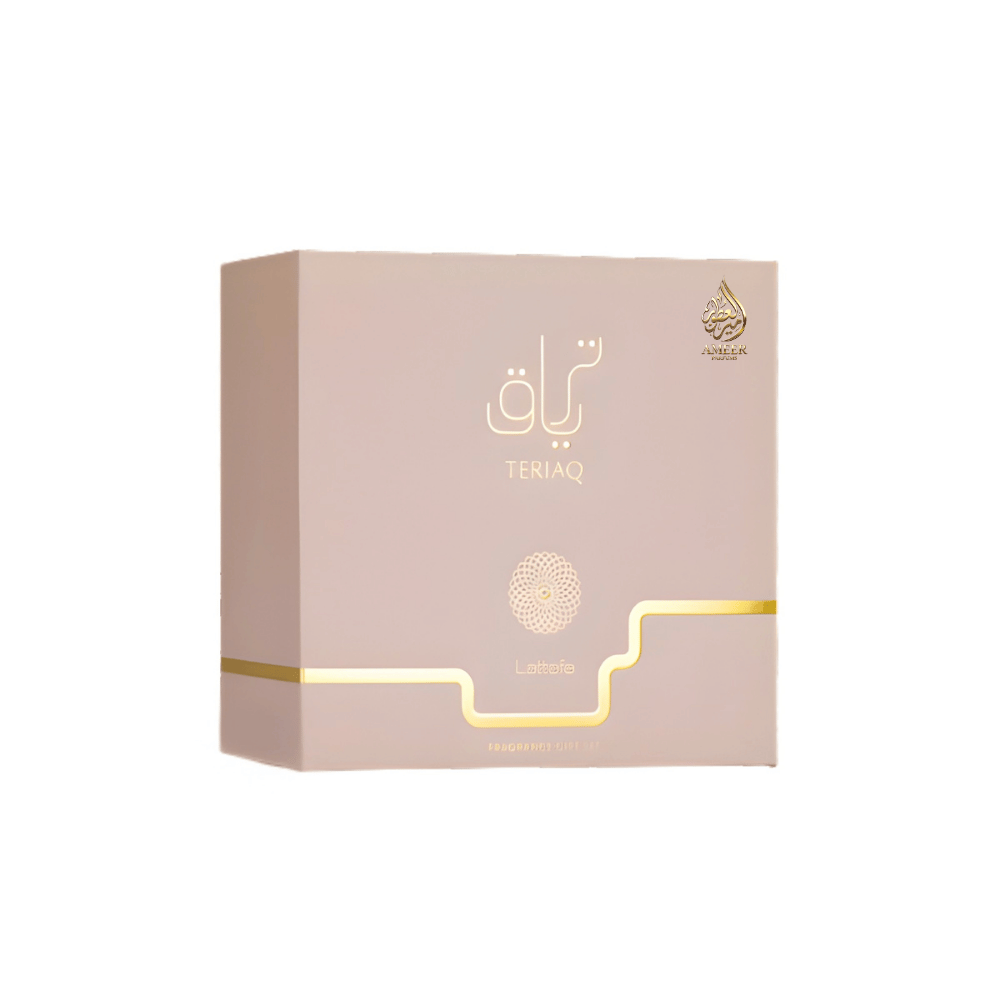 Coffret Lattafa Teriaq – Eau de Parfum + Format Poche + Brume Capillaire