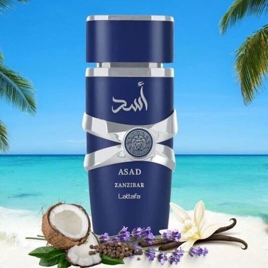 Asad Zanzibar Lattafa Eau de Parfum 100ml-lattafa-Ameer Parfums