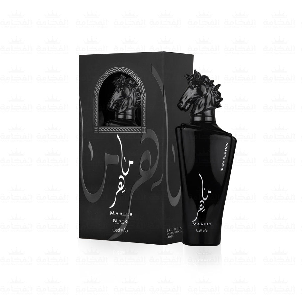 Maahir Black Edition Lattafa Eau de Parfum 100ml-lattafa-Ameer Parfums