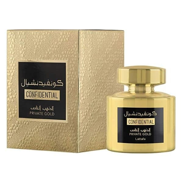 Confidential Private Gold Lattafa Eau de Parfum 100ml