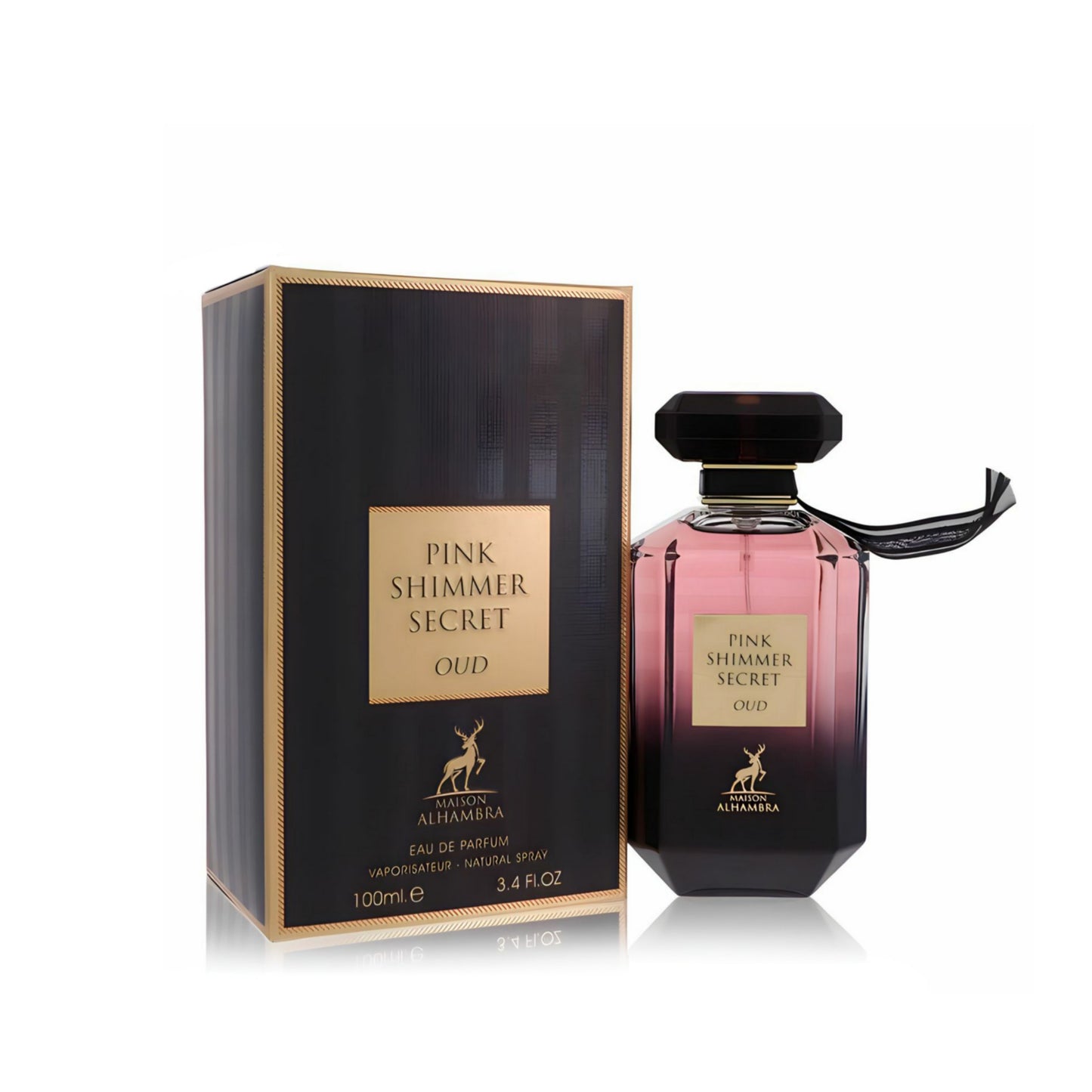 Pink Shimmer Secret Oud Maison Alhambra 100ml-Maison Alhambra-Ameer Parfums