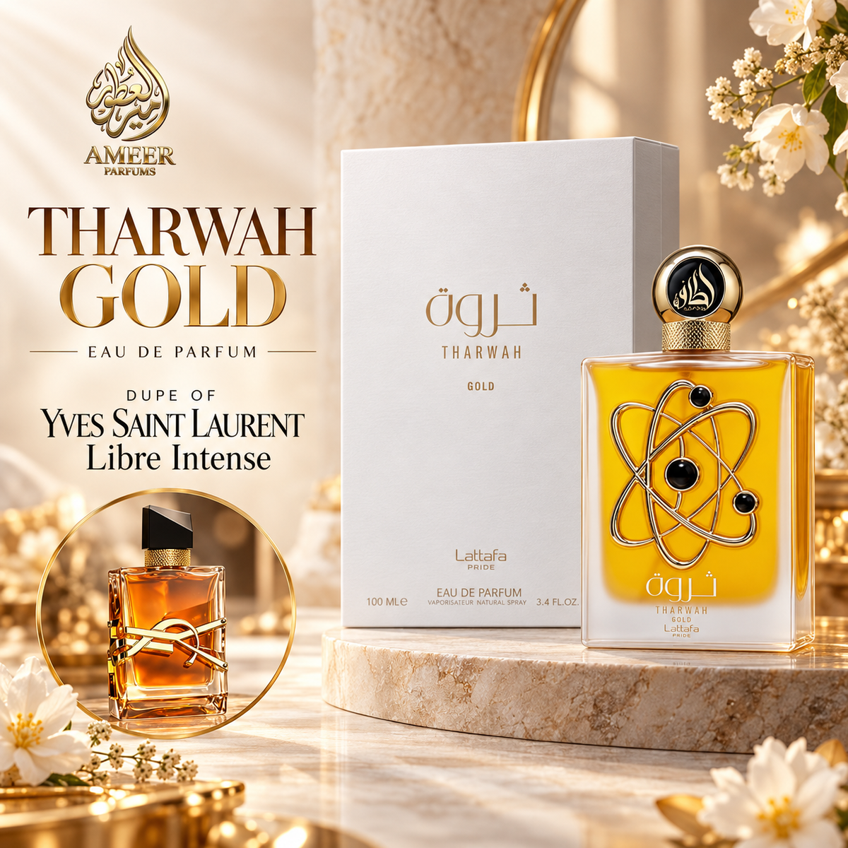 Tharwah Gold – Lattafa Perfumes Eau de Parfum 100ml