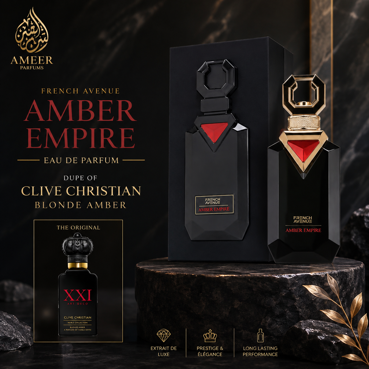 Amber Empire – French Avenue Extrait de Parfum 100ml