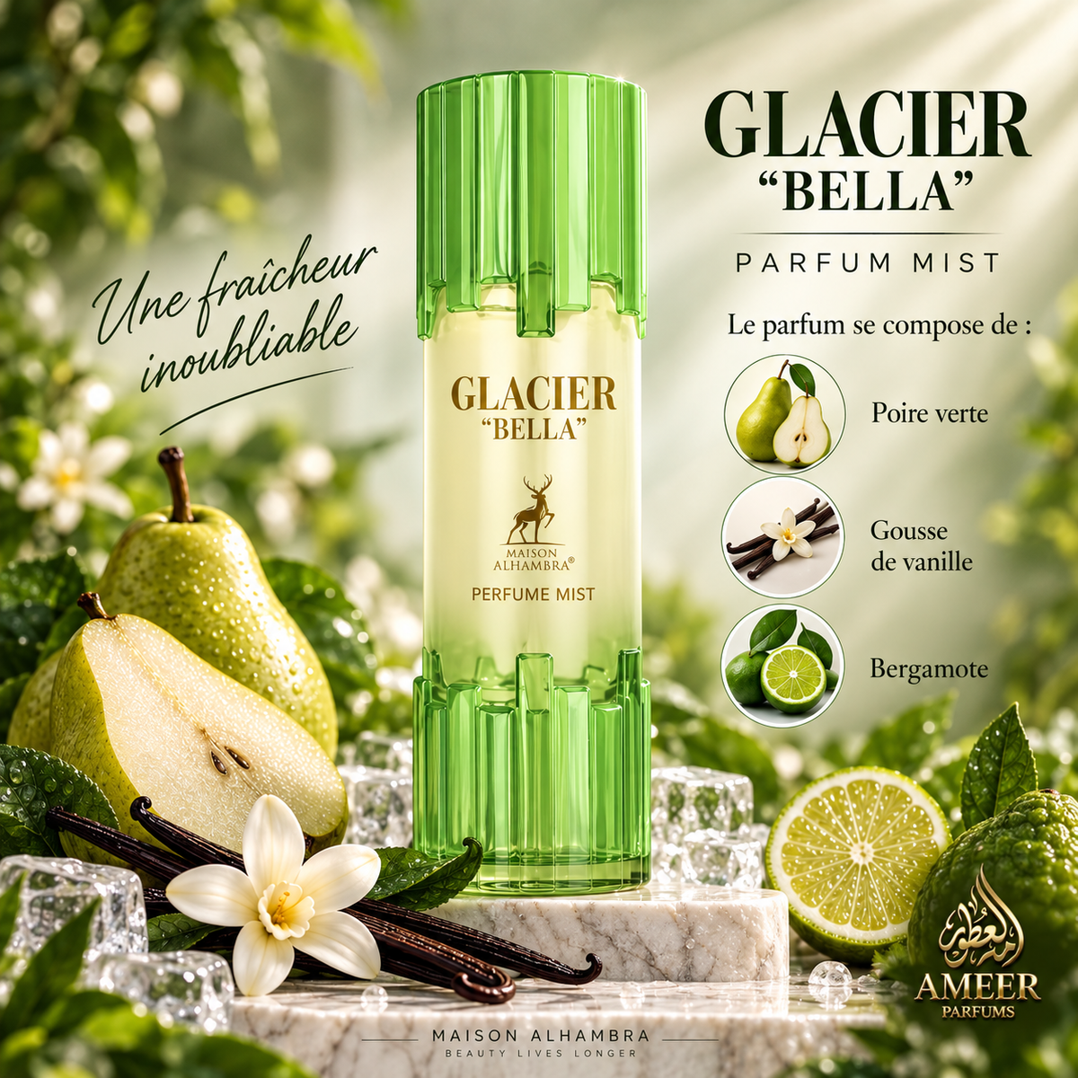 Brume & Spray Corporel Glacier Bella Maison Alhambra 250ml