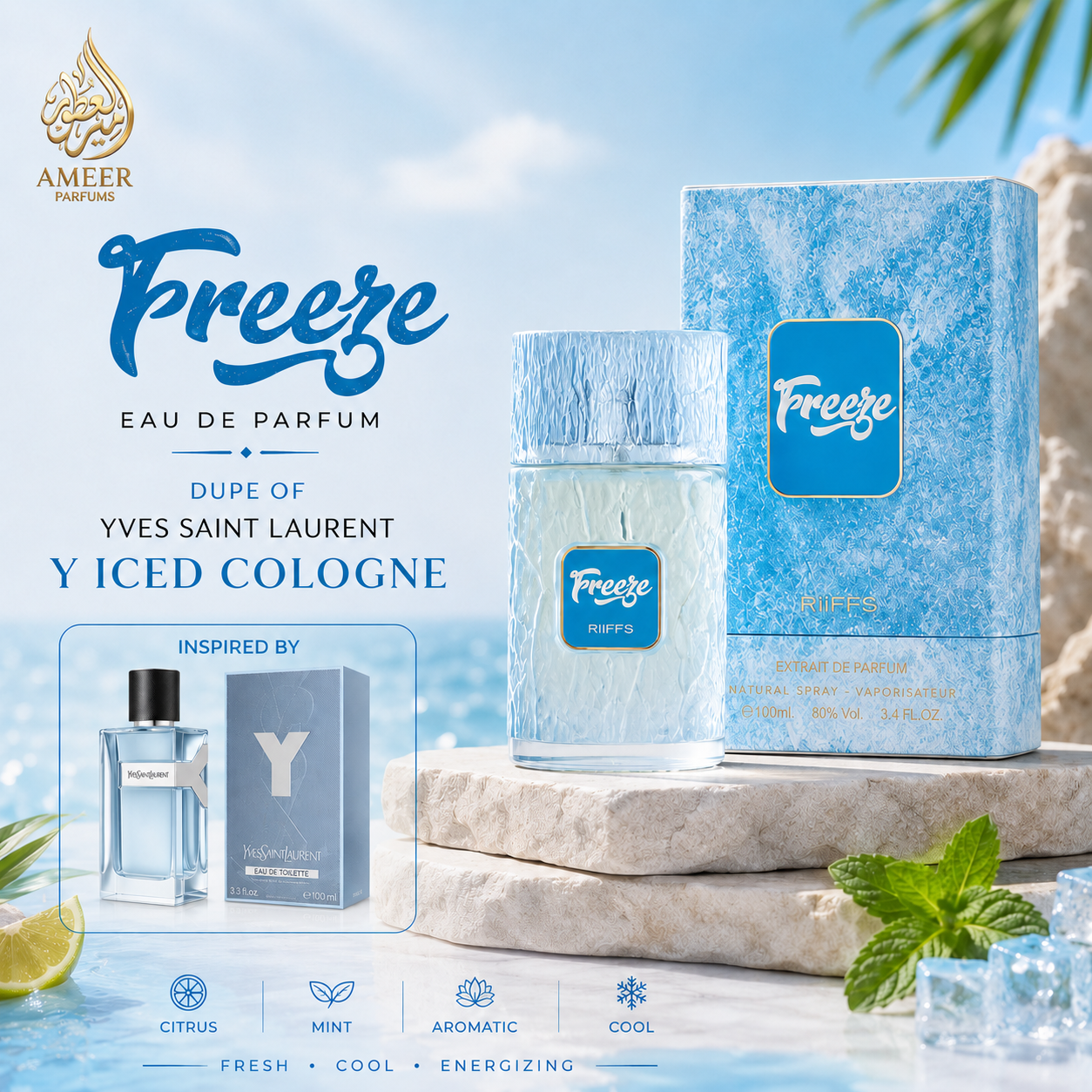 Freeze – Riiffs Perfumes Extrait de Parfum 100ml