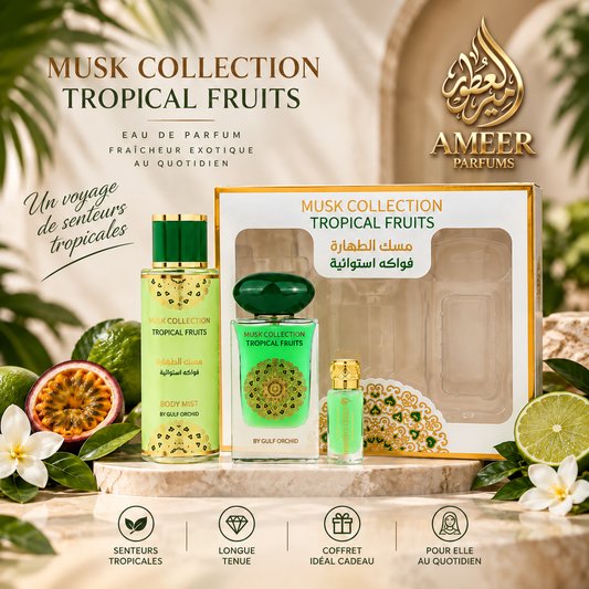 Gulf Orchid Coffret 3 en 1 Musk Collection : Tahara & Tropical Fruits