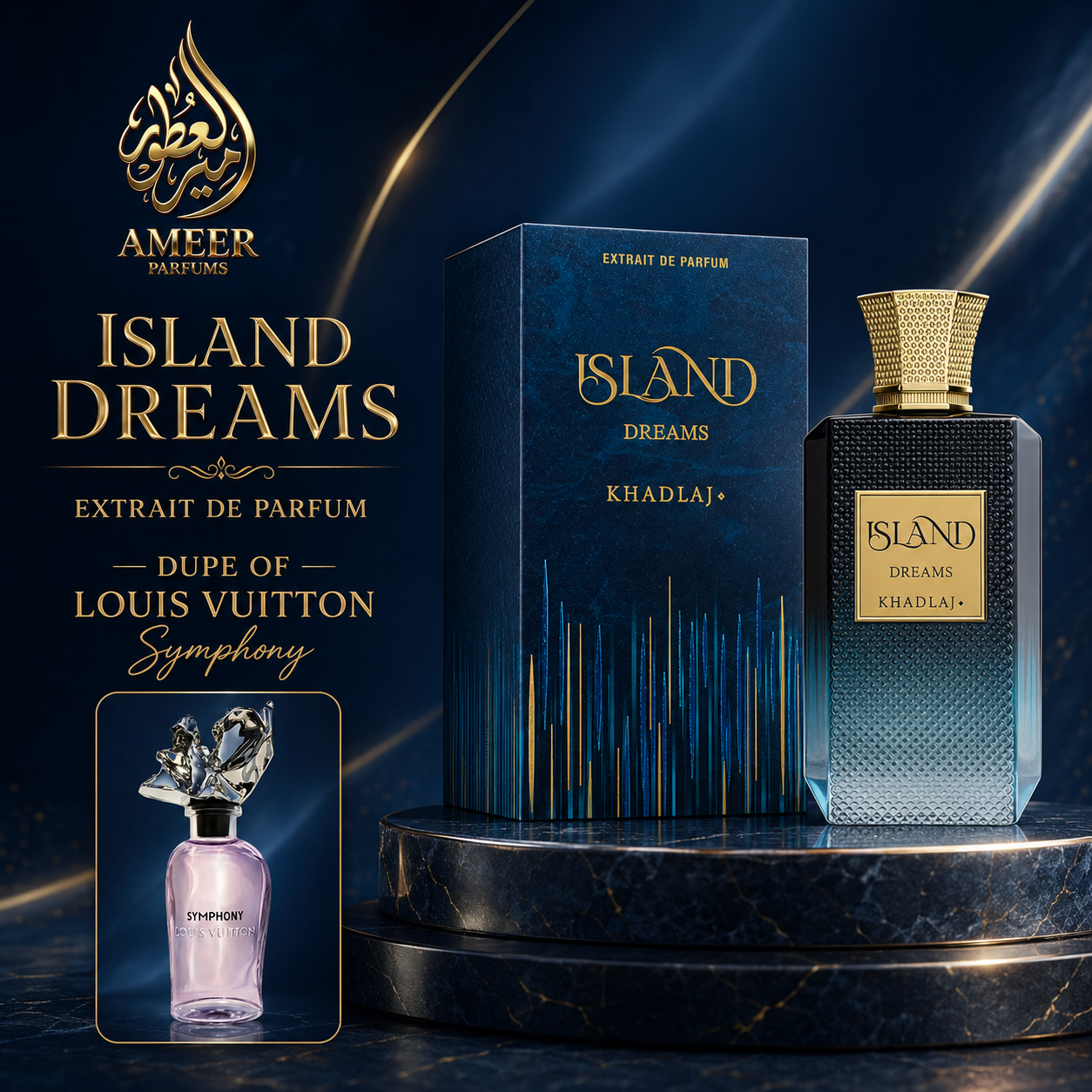 Island Dreams – Khadlaj Perfumes Extrait de Parfum 100ml