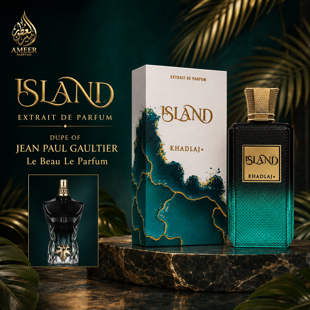 Island – Khadlaj Perfumes Extrait de Parfum 100ml