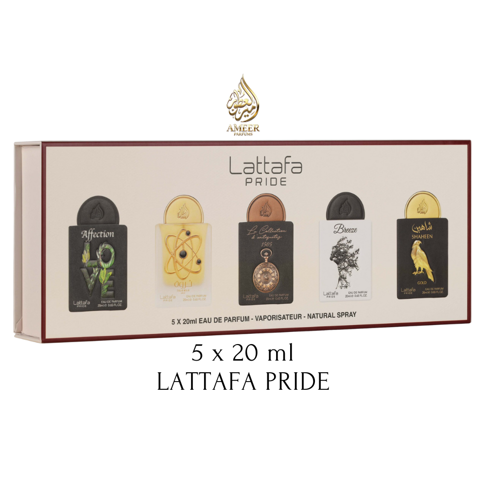 Lattafa Pride Gift Set Collection No.1 – Pack 5 x 20ml Eau de Parfum