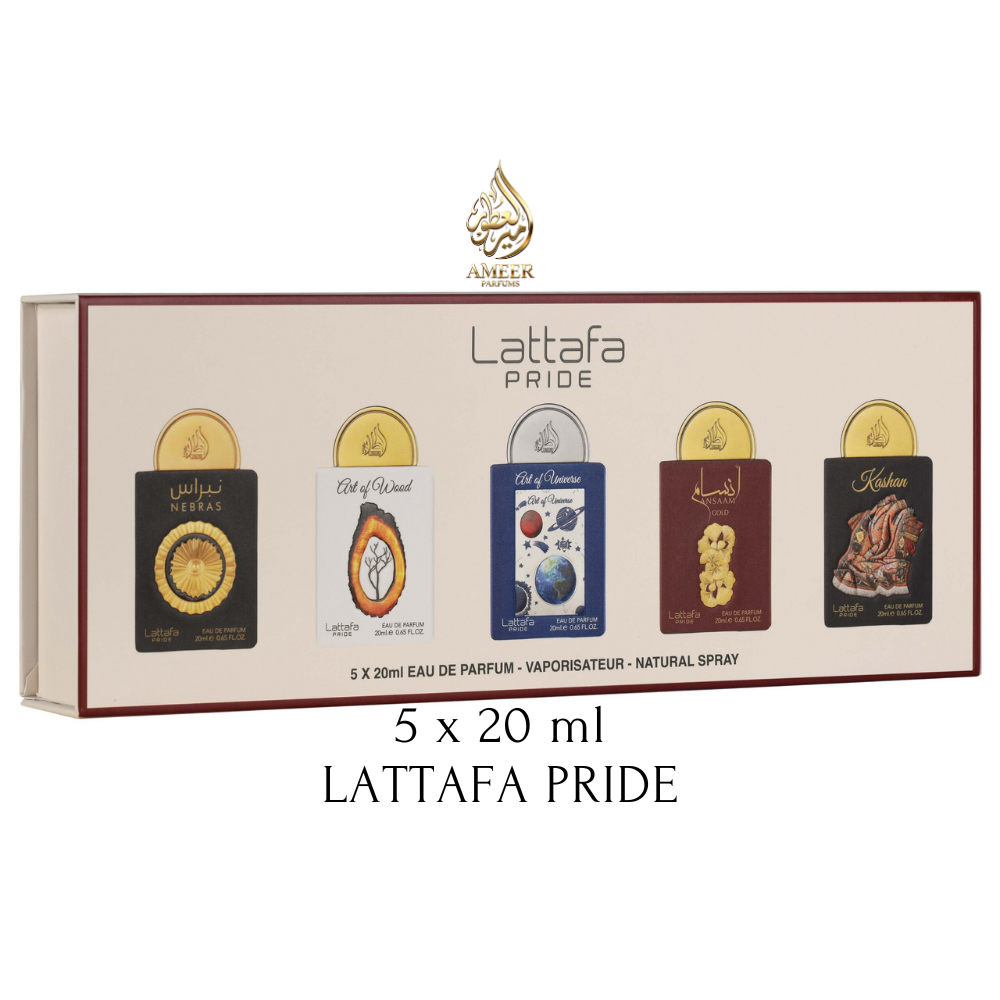 Lattafa Pride Gift Set Collection No.3 – Pack 5 x 20ml Eau de Parfum