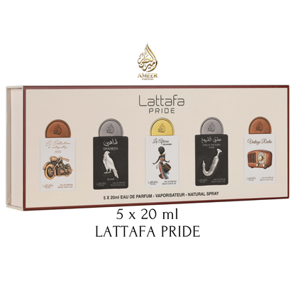 Lattafa Pride Gift Set Collection No.5 – Pack 5 x 20ml Eau de Parfum