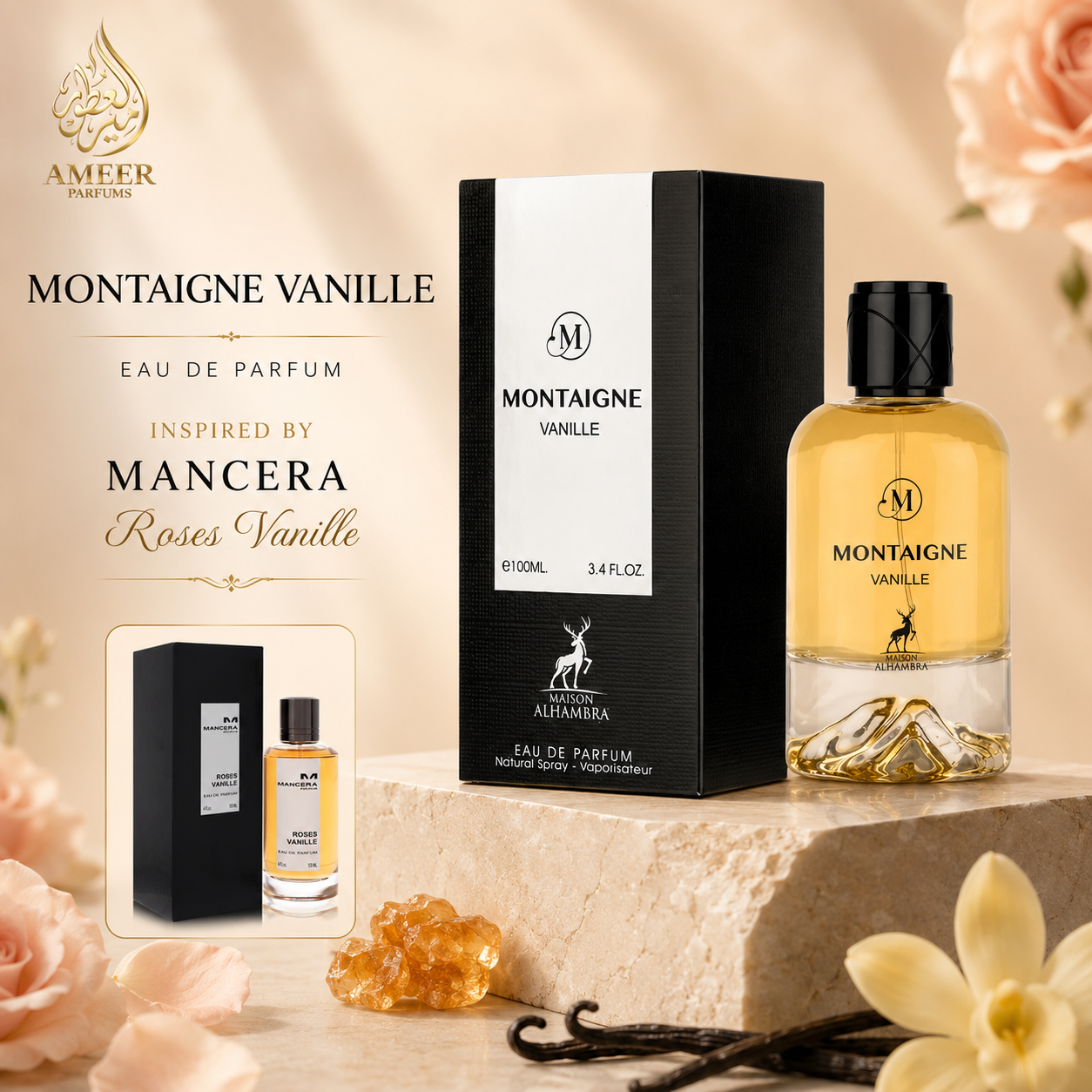 Montaigne Vanille – Maison Alhambra Eau de Parfum 100ml