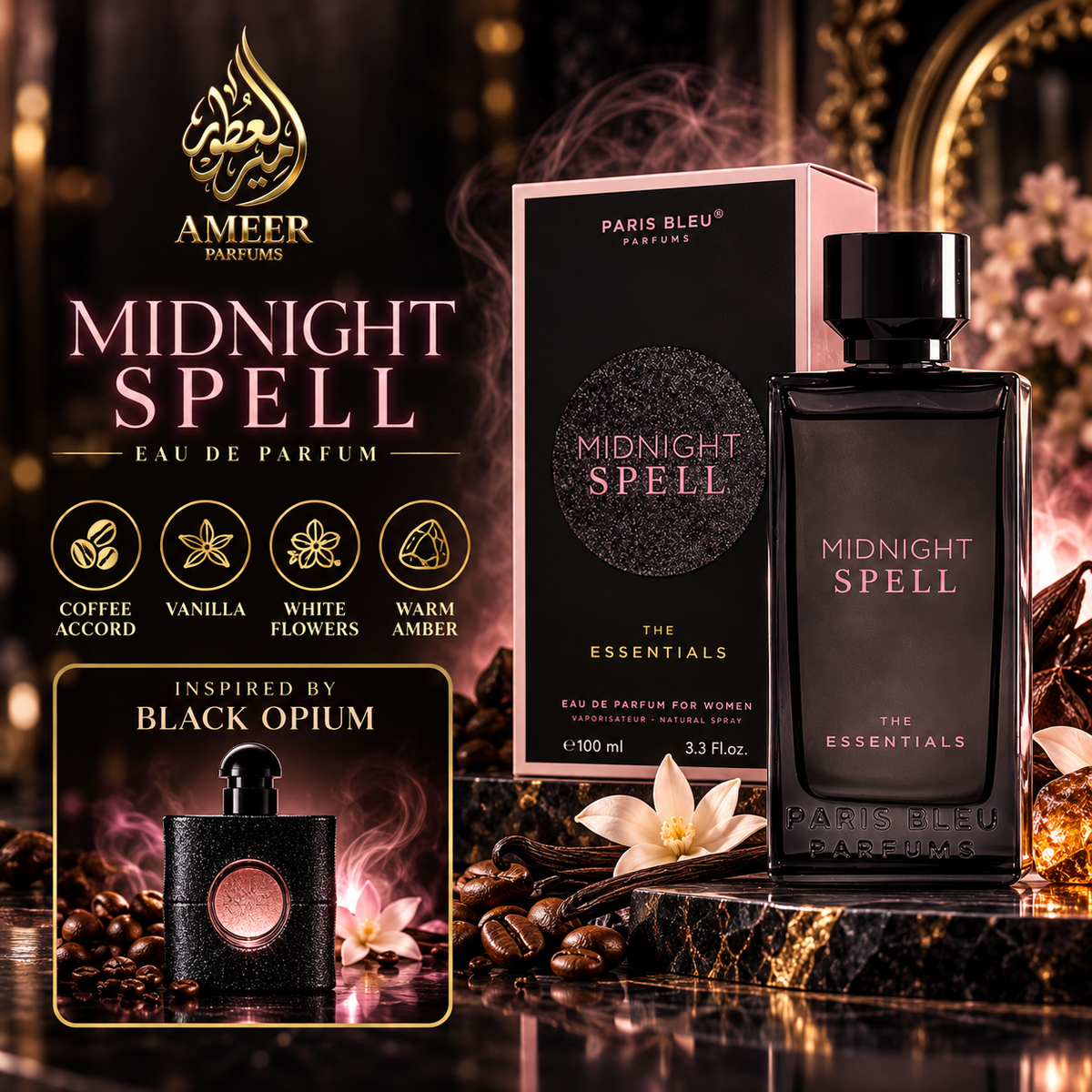 Midnight Spell – Paris Bleu Parfums Eau de Parfum 100ml