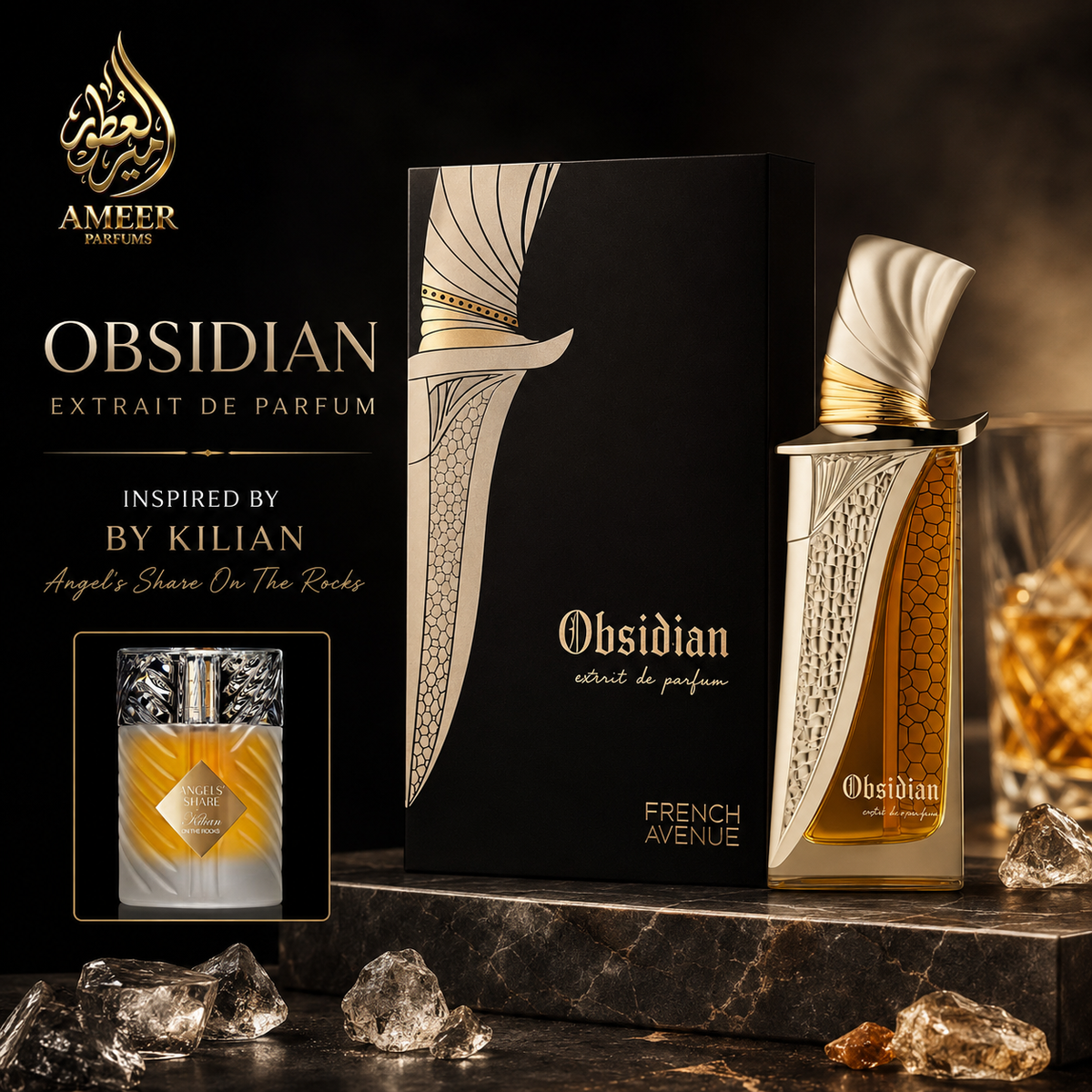 Obsidian – French Avenue Extrait de Parfum 100ml