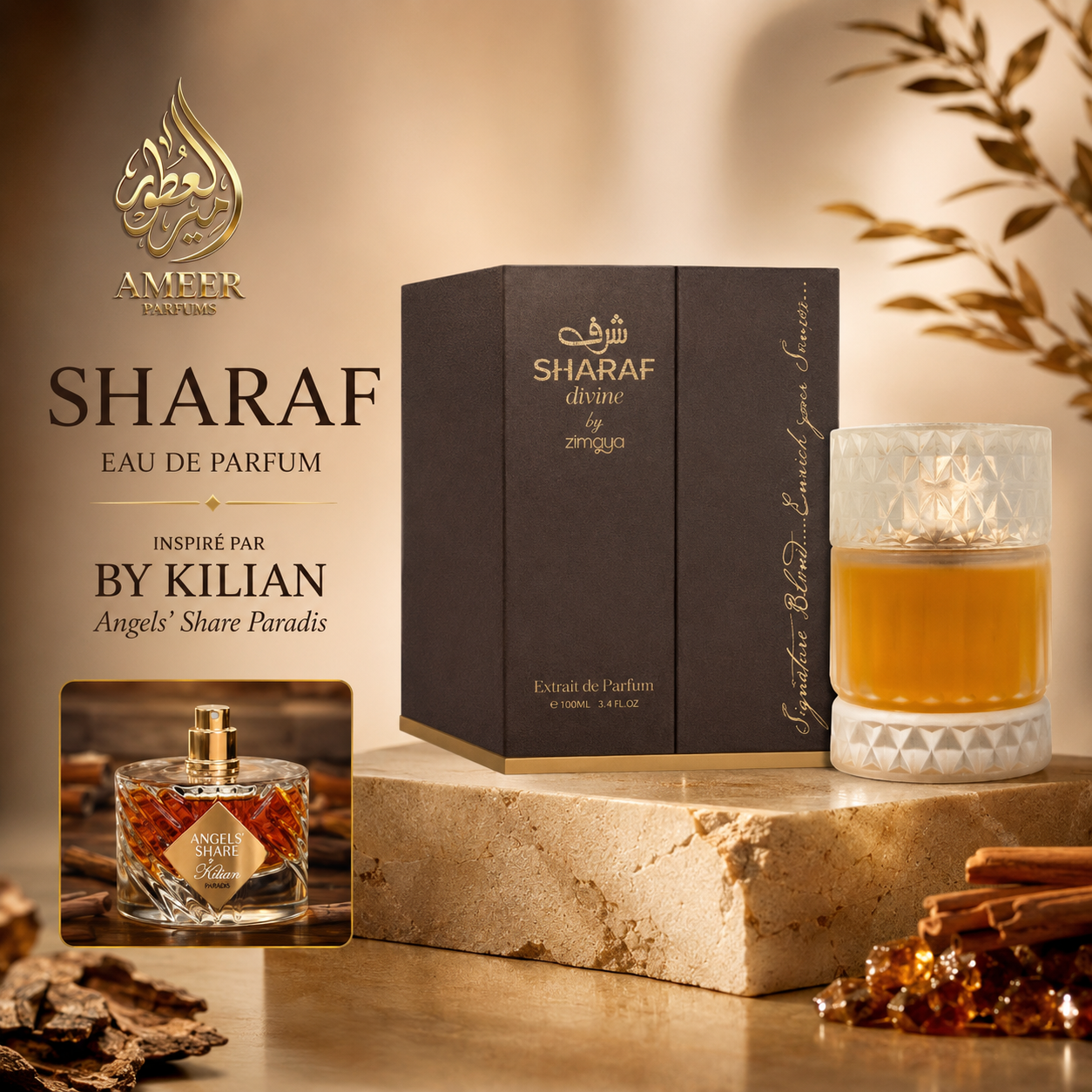 Sharaf Divine – Zimaya Eau de Parfum 100ml