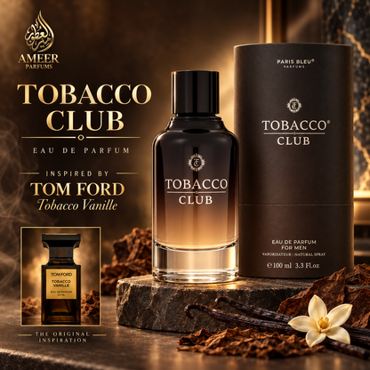Tobacco Club – Paris Bleu Parfums Eau de Parfum 100ml