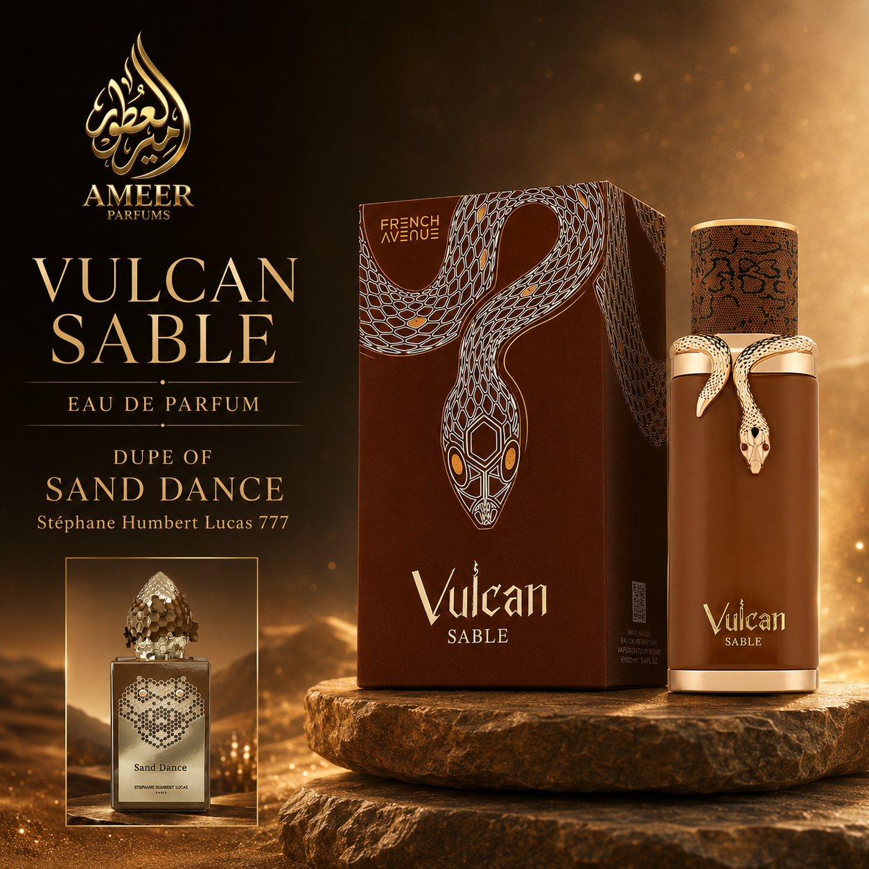 Vulcan Sable – French Avenue Eau de Parfum 100ml