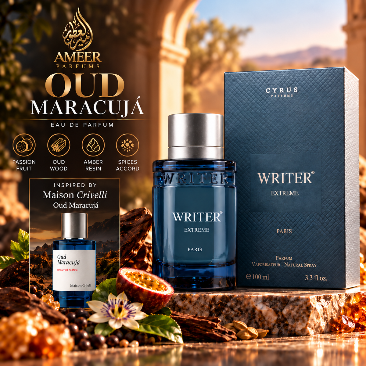 Writer Extreme – Cyrus - Paris Bleu Parfums Parfum 100ml