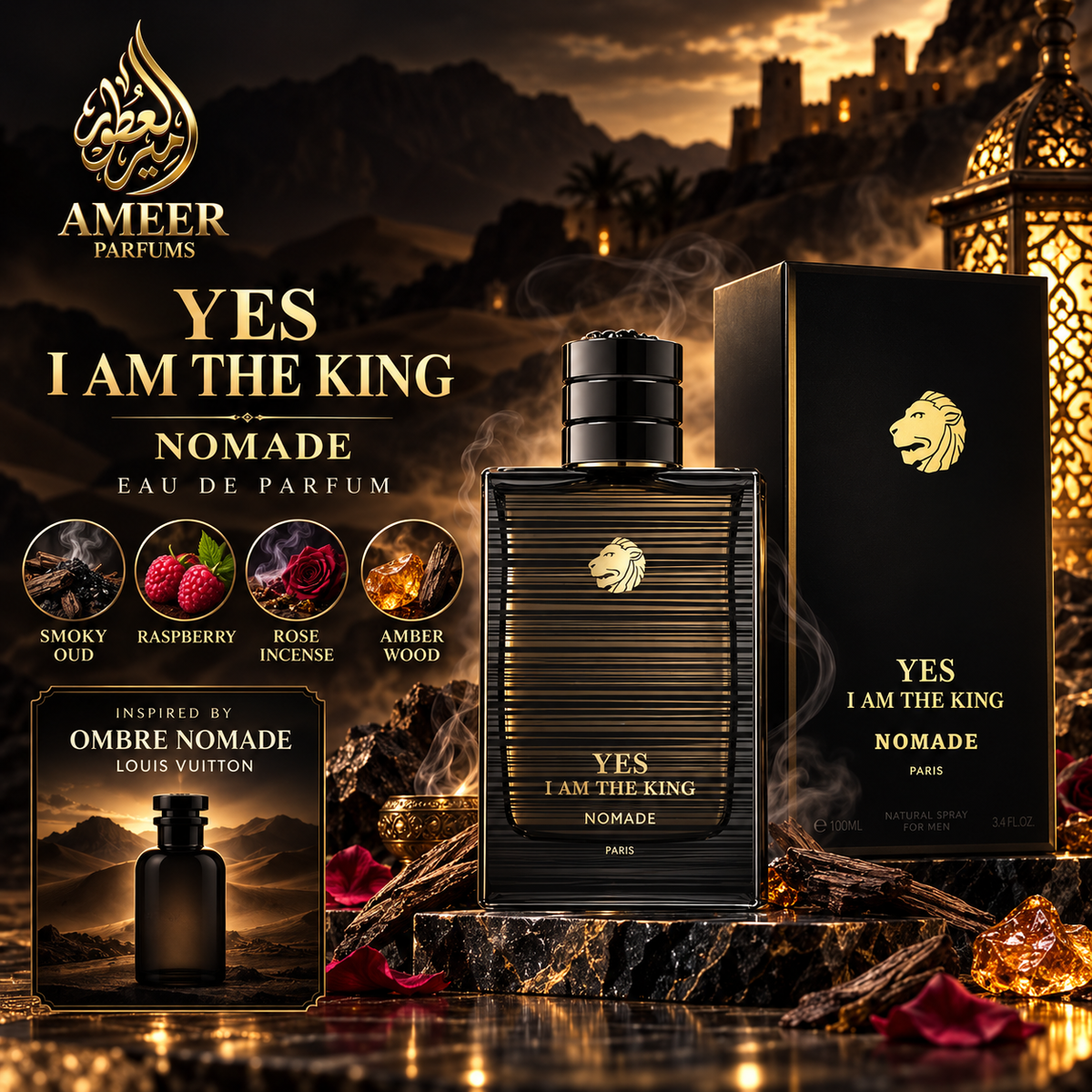 Yes I Am The King Nomade – Geparlys Eau de Parfum 100ml Homme