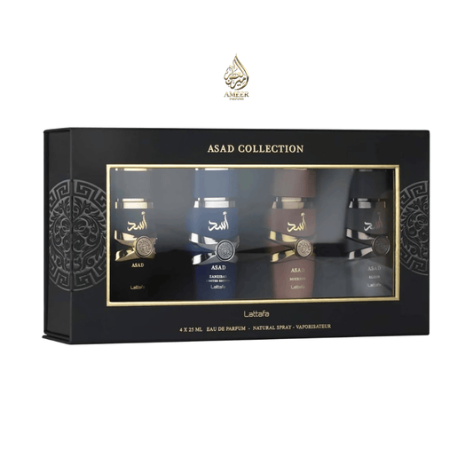 Coffret Parfum Asad Collection Lattafa 4x25ml