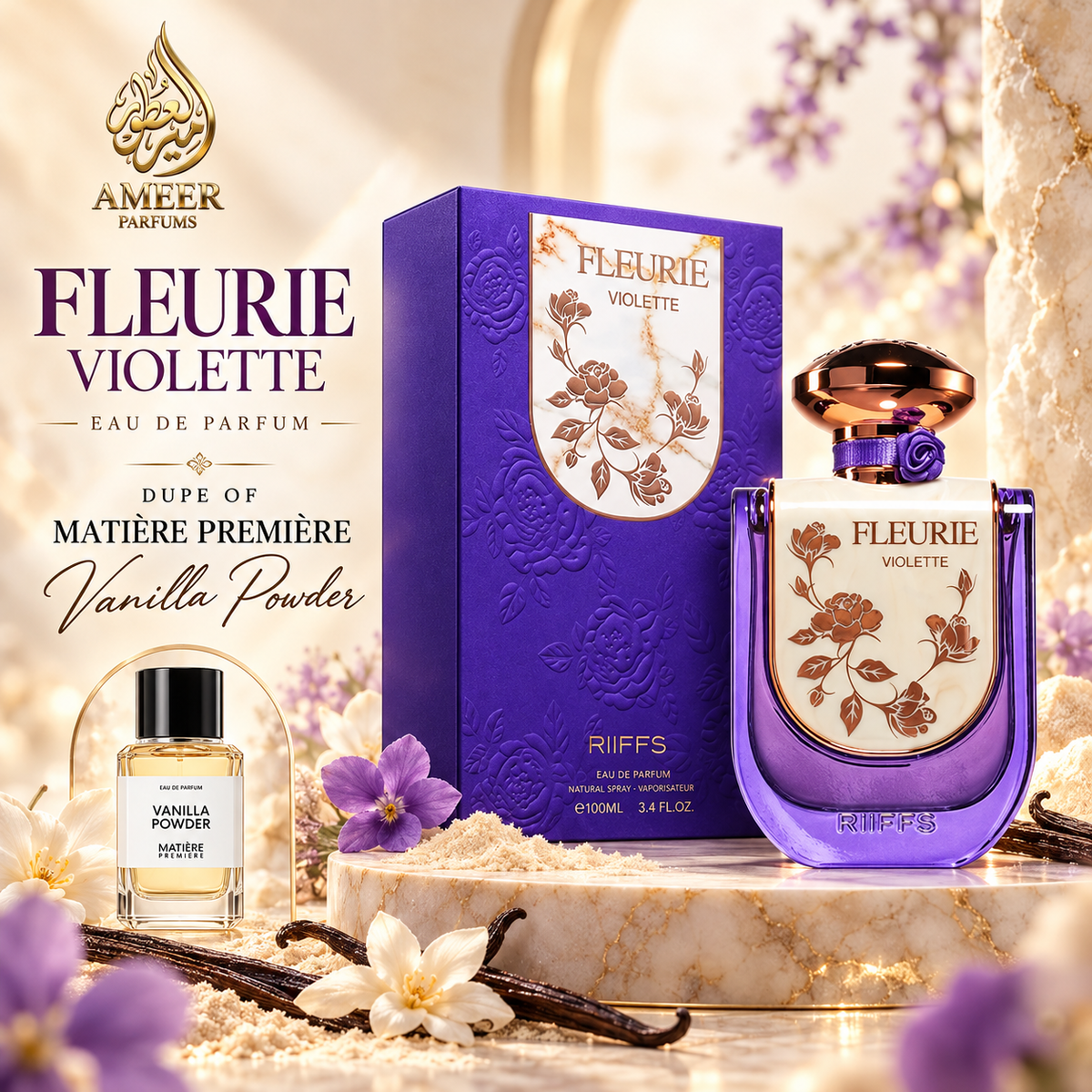 Fleurie Violette – Riiffs Parfums Eau de Parfum 100ml