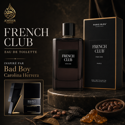 French Club For Him – Paris Bleu Parfums Eau de Parfum 90ml