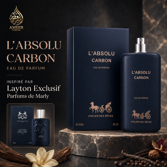 L'Absolu Carbon – Geparlys Parfums Eau de Parfum 90ml