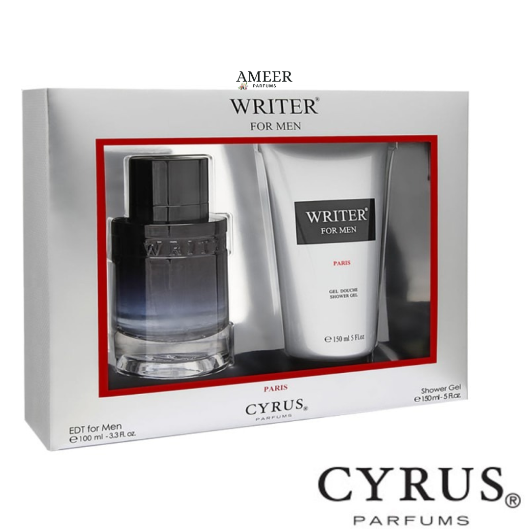 Coffret Writer – Cyrus Parfums Eau de Parfum 100ml + Gel Douche 150ml