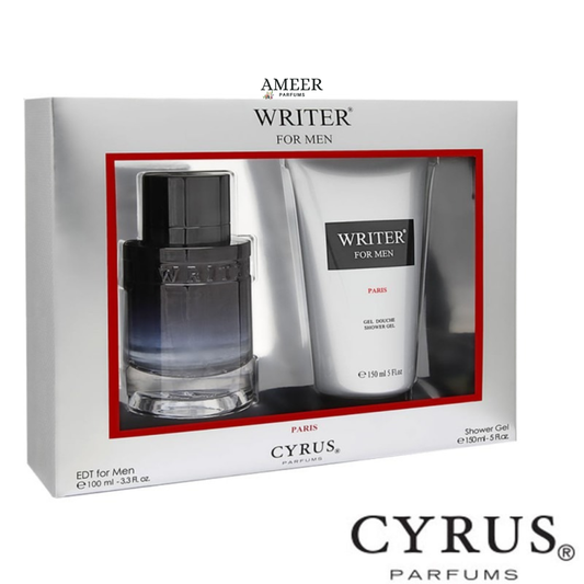 Coffret Writer – Cyrus Parfums Eau de Parfum 100ml + Gel Douche 150ml