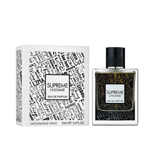Supreme L’Homme – Fragrance World Eau de Parfum 100ml
