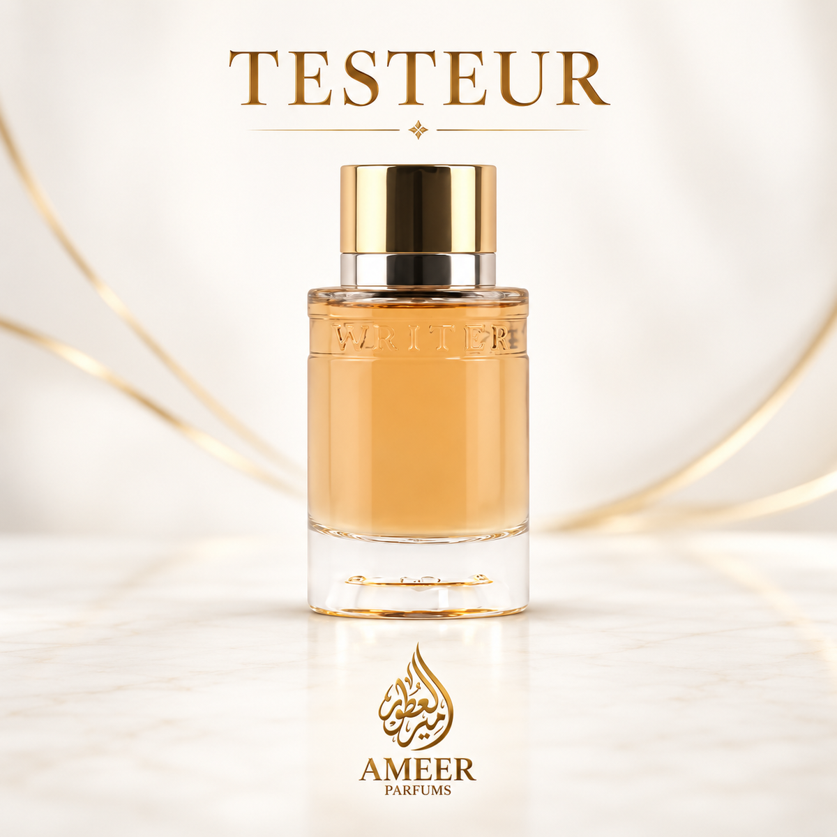 Writer Gold Testeur – Paris Bleu Cyrus Parfums Eau de Toilette 100ml